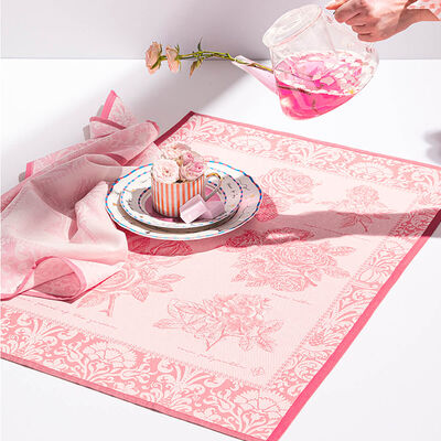 Tea towel Jardin des roses Cotton
