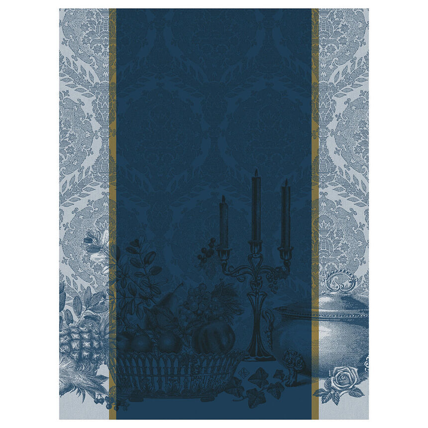 Tea towel Festin Blue 60x80 100% cotton, , hi-res image number 0