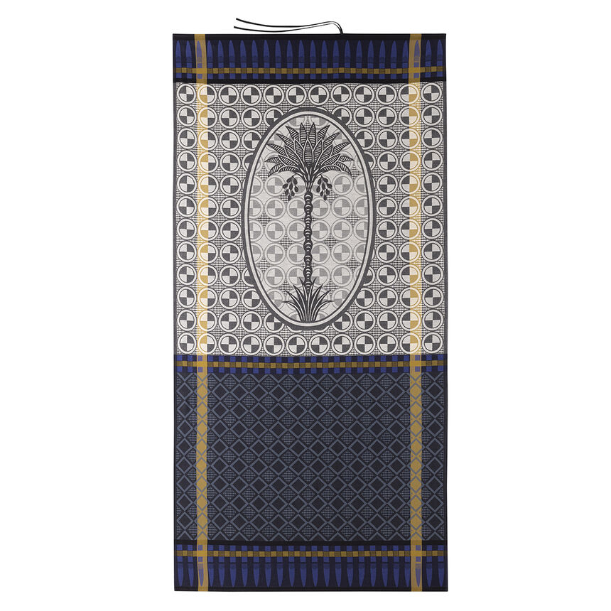 Beach towel Palmeraie Black 100x200 100% cotton, , hi-res image number 1