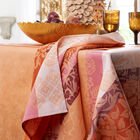 Coated tablecloth Mumbai Enduit Orange 150x220 100% cotton, , hi-res image number 1