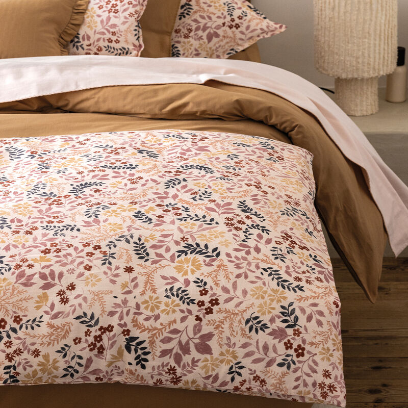Quilt cover Campagne Pink 90X180 50% cotton - 50 % linen, , hi-res image number 3