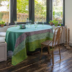 Coated tablecloth Cottage Green 150x260 100% cotton, , hi-res image number 0