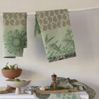 Tea towel Soleil au jardin Green 60x80 100% cotton, , hi-res image number 0