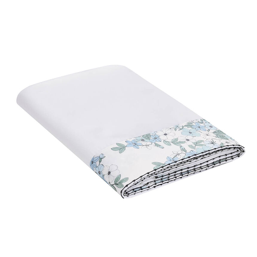 Flat sheet Manuka Blue 190X290 100% cotton, , hi-res image number 0