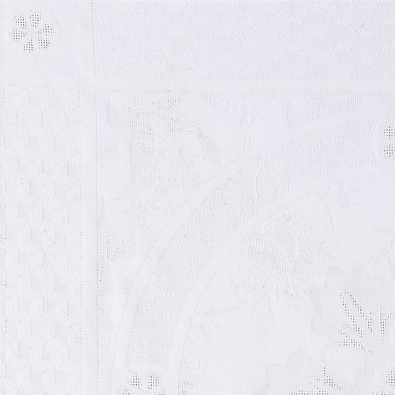Napkin Duchesse White 58x58 100% cotton, , hi-res image number 0