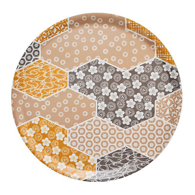 Tray Wagara Beige &Oslash;38 100% Wood