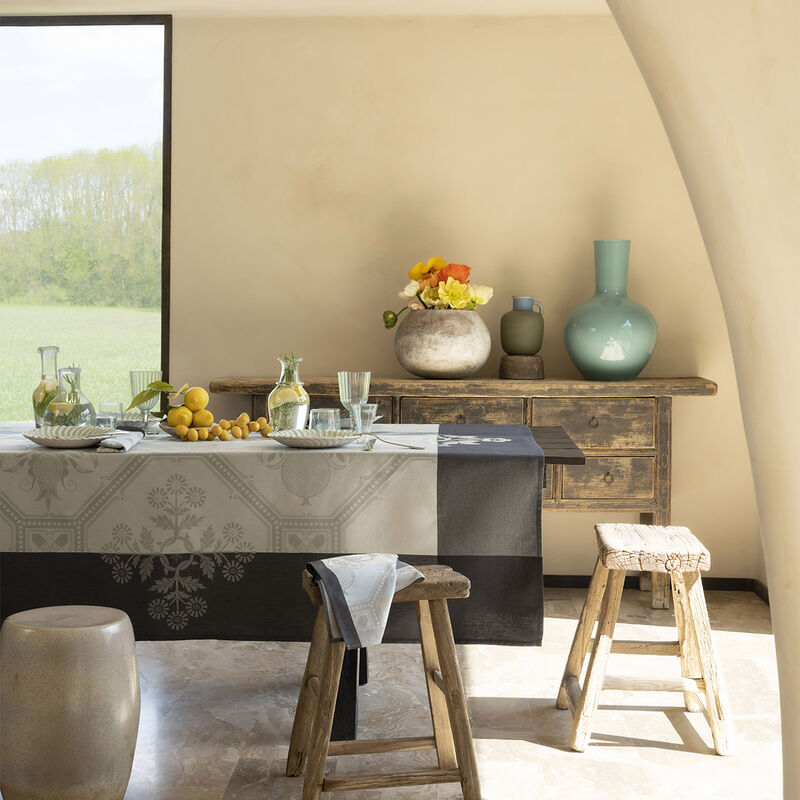 Tablecloth Hacienda Blue 175x175 100% cotton, , hi-res image number 2