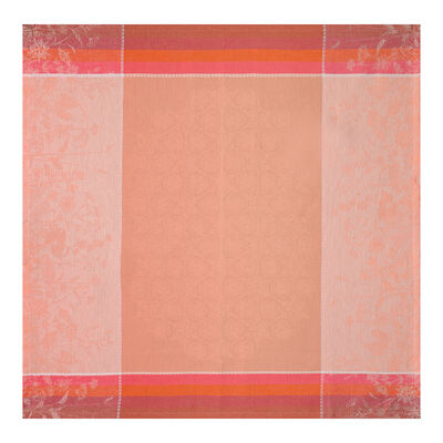 Tablecloth Instant Bucolique Pink 175x175 100% linen