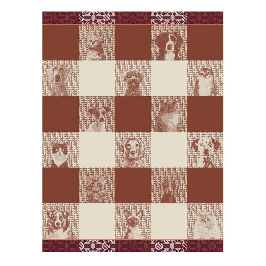 Tea towel Truffes Brown 60x80 100% cotton, , hi-res image number 0