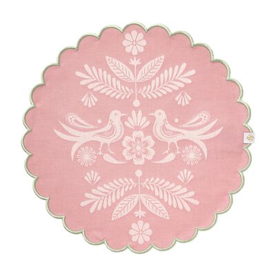 Coated Round placemat Alegria Cotton