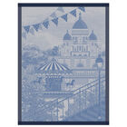 Tea towel Promenade parisienne Blue 60x80 100% cotton, , hi-res image number 1