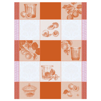 Tea towel Confitures Carreaux Cotton