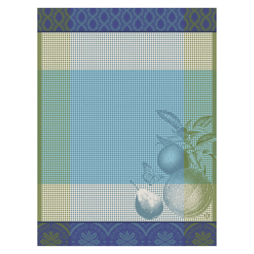 Hand towel Arri&egrave;re-Pays Blue 60x80 100% cotton, , hi-res image number 0