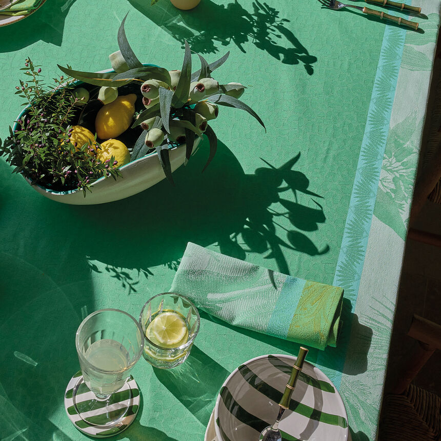 Napkin Sinhar&acirc;ja Green 50x50 100% cotton, , hi-res image number 2