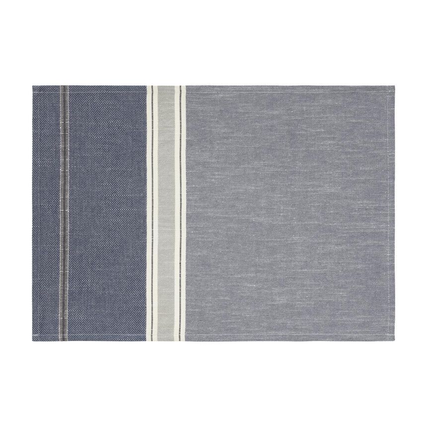 Coated placemat Dune Blue 50x36 92% cotton - 8 % linen, , hi-res image number 1