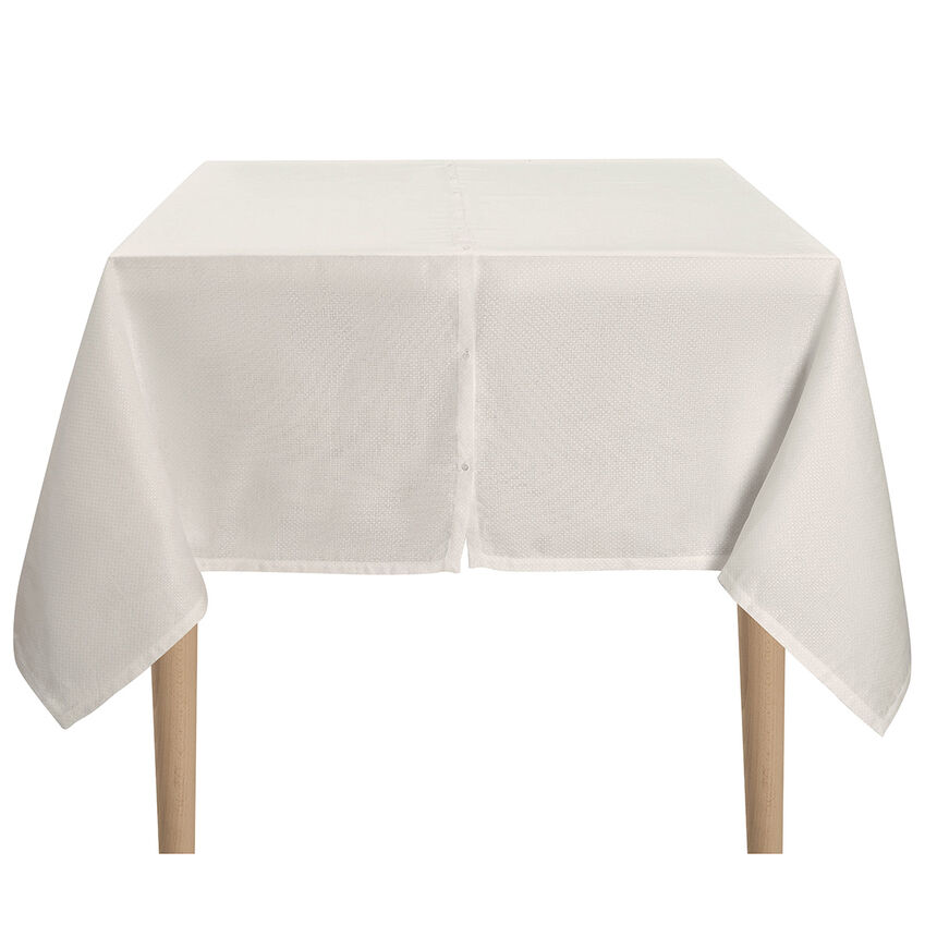 Tablecloth Portofino Pluriel Beige 175x175 100% linen, , hi-res image number 0