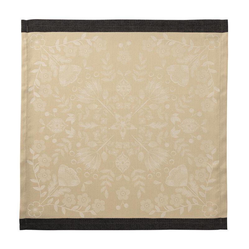 Napkin Féerie Yellow 55x55 100% cotton, , hi-res image number 1