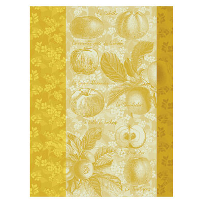 Tea towel Pommes à croquer Cotton,  Tea towel Pommes à croquer Cotton