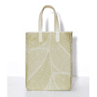 Hand-carried bag Palme Green  100% cotton, acrylic coating. Garnish: Cattle leather, , hi-res image number 1