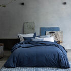 Duvet cover Eclat Blue 135X200 100% cotton, , hi-res image number 0