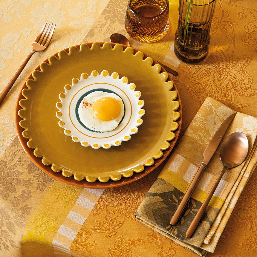 Napkin Gipsy Yellow 50x50 100% cotton, , hi-res image number 2