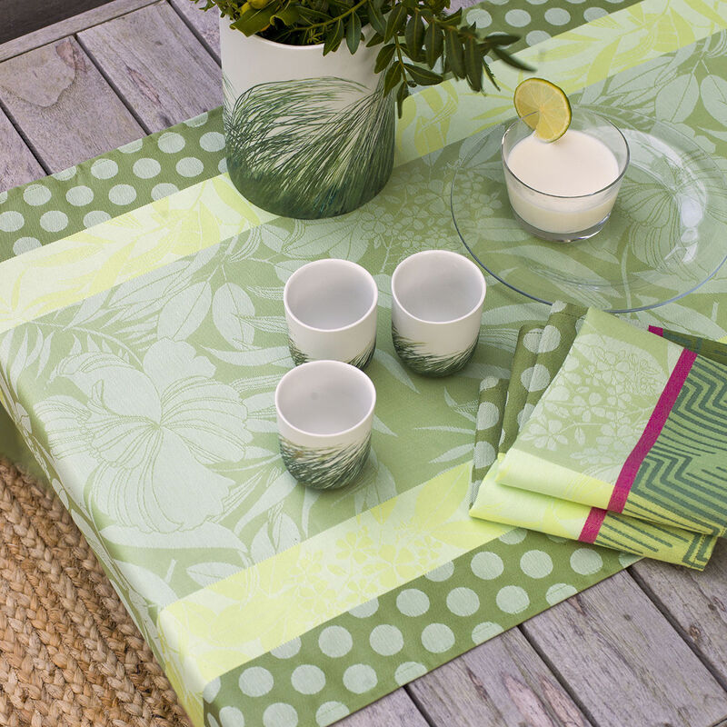 Napkin Nature Urbaine Green 58x58 100% cotton, , hi-res image number 0