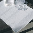 Crystal towel Cristal White 60x80 100% linen, , hi-res image number 1