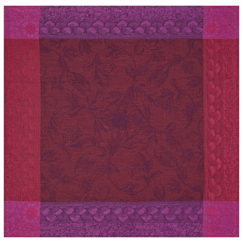 Napkin Symphonie Baroque Maroon 58x58 100% linen, , hi-res image number 0