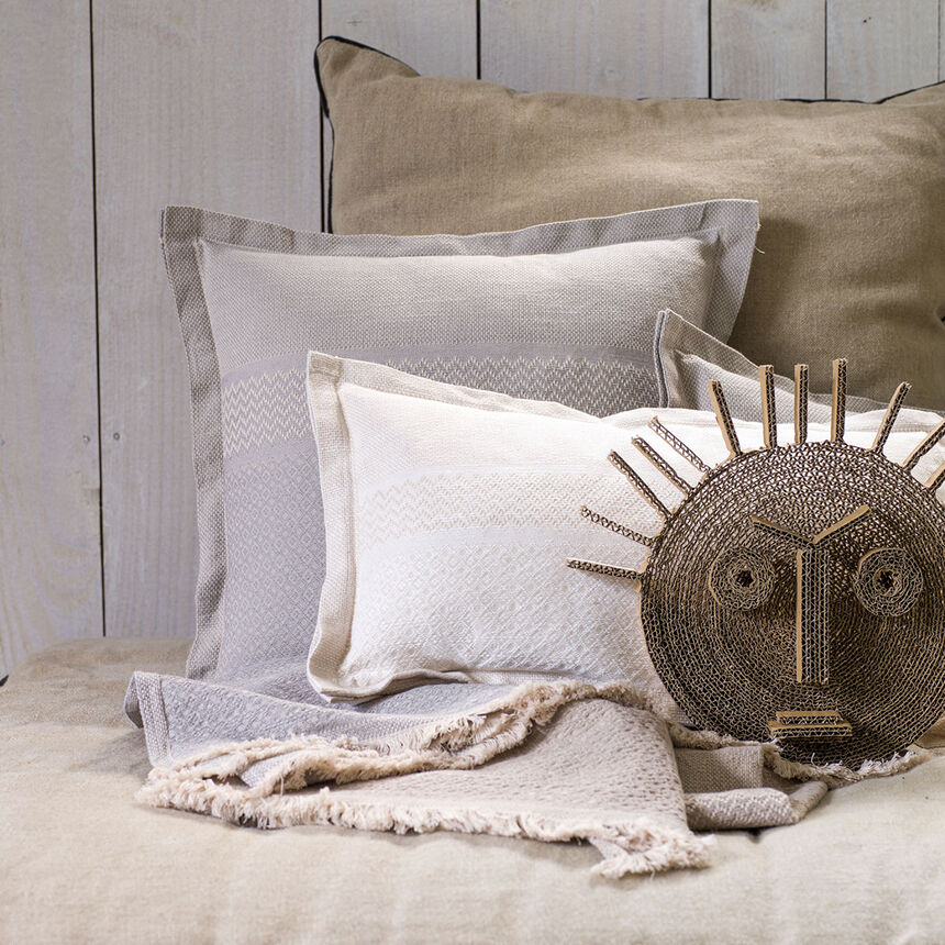 Cushion cover Slow Life Metal 47x47 89% cotton / 11% linen, , hi-res image number 5
