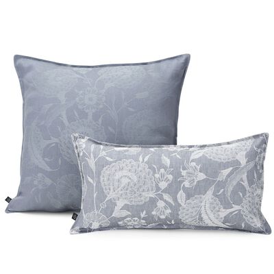 Cushion cover Ottomane Pivoine Slate 50x50 100% linen