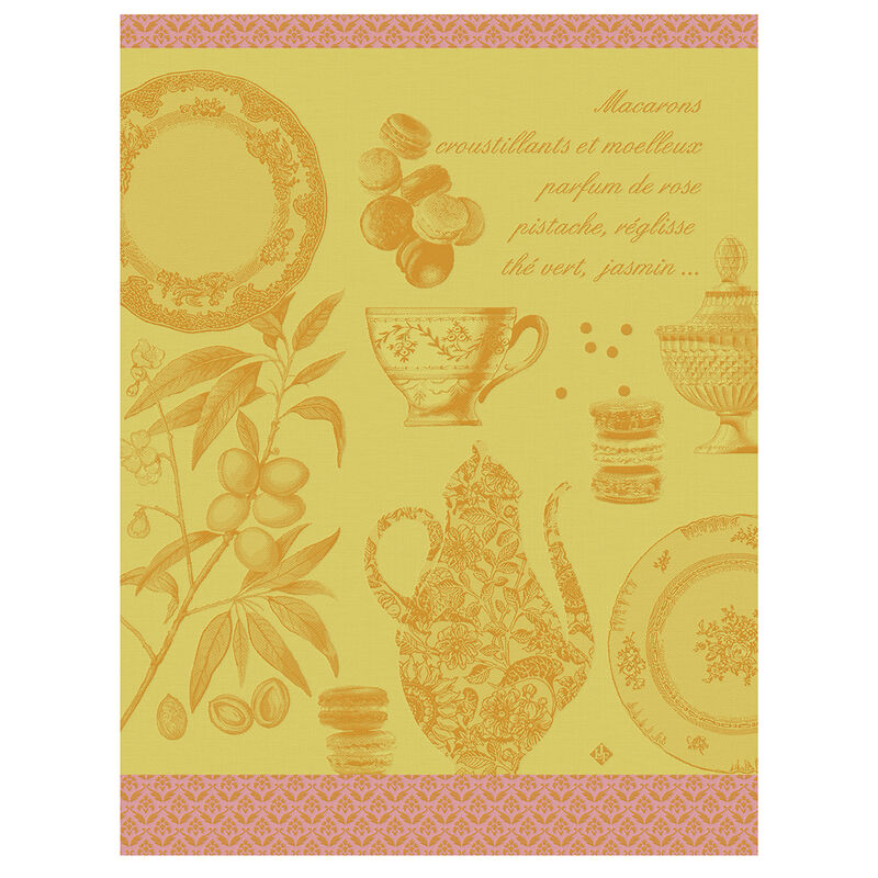 Tea towel Macarons Mango 60x80 100% cotton, , hi-res image number 0