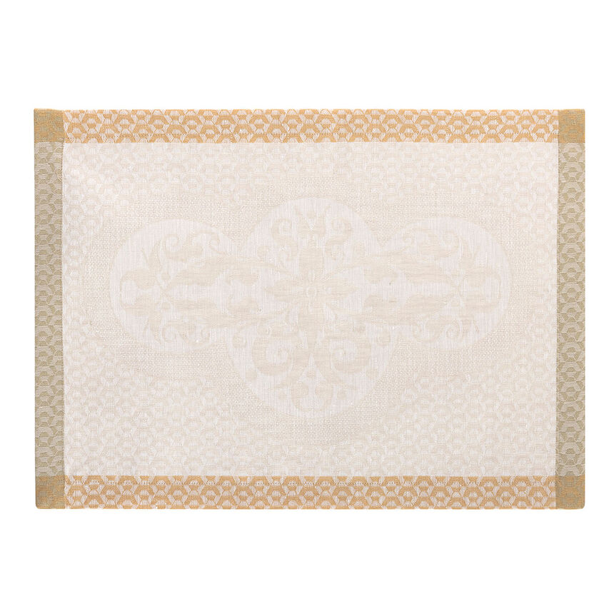 Placemat &Eacute;vasion C&eacute;leste Beige 50x36 100% linen, , hi-res image number 1