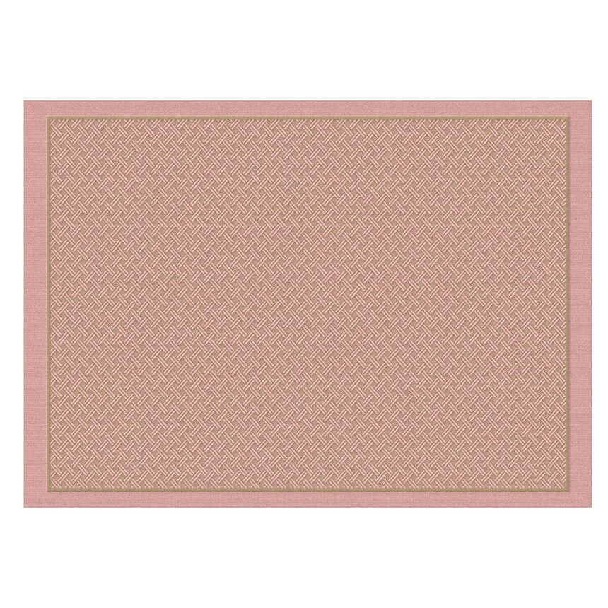Coated placemat Osmose Tressage Aspen 50x36 100% cotton, , hi-res image number 1