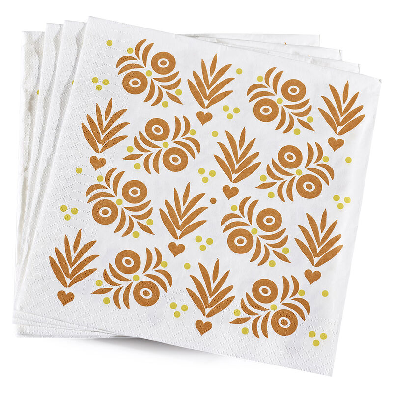 Paper napkin Vent d'ouest Honey 40x40 Paper, , hi-res image number 2