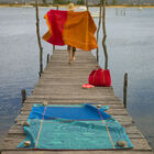 Beach towel Holi Orchid 100x200 100% cotton, , hi-res image number 0
