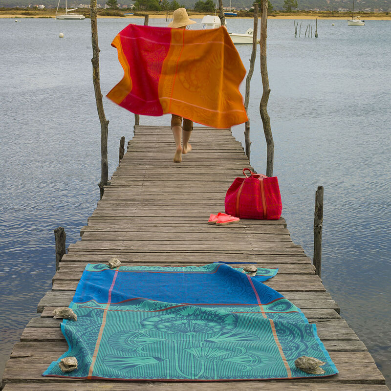 Beach towel Holi Orchid 100x200 100% cotton, , hi-res image number 0