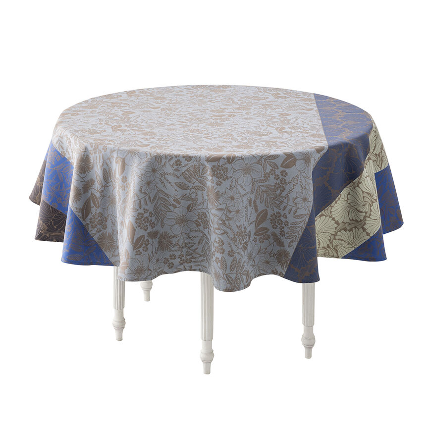 Tablecloth Cottage Blue 175x175 100% cotton, , hi-res image number 2