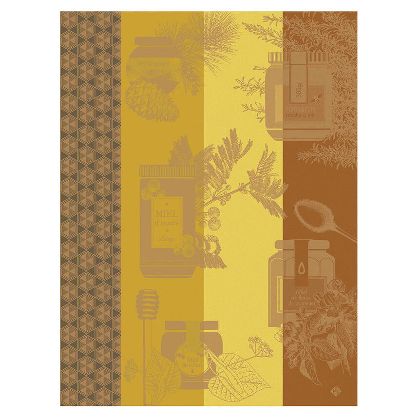Tea towel Miel en Pot Orange 60x80 100% cotton, , hi-res image number 1