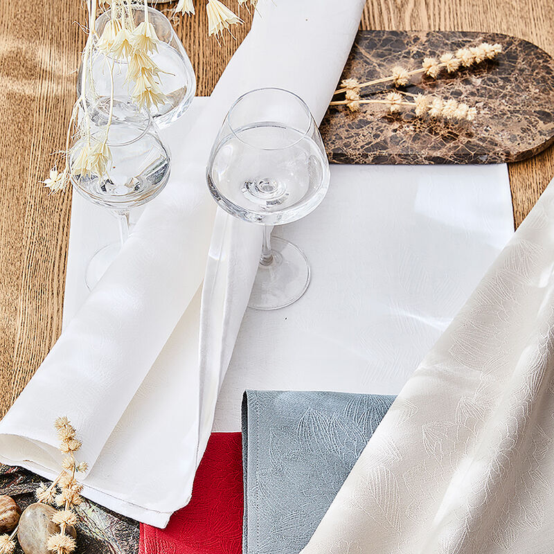 Napkin Marie-Galante White 58x58 100% cotton, , hi-res