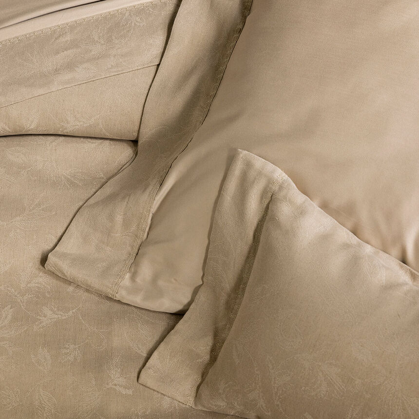 Pillowcase Arabesque Beige 50X75 50% cotton - 50 % linen, , hi-res image number 4