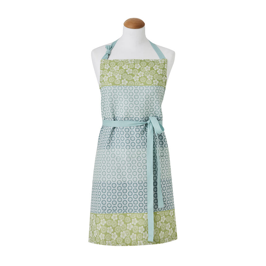 Apron Wagara Green 80x96 100% cotton, , hi-res image number 0