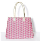 Shoulder bag Picto Pink  100% cotton, acrylic coating. Garnish: Cattle leather, , hi-res image number 1