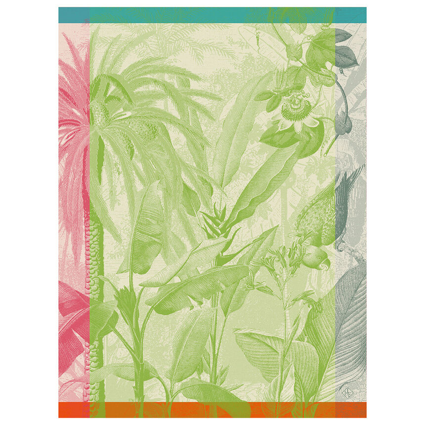 Tea towel &Eacute;quateur Green 60x80 100% cotton, , hi-res image number 1