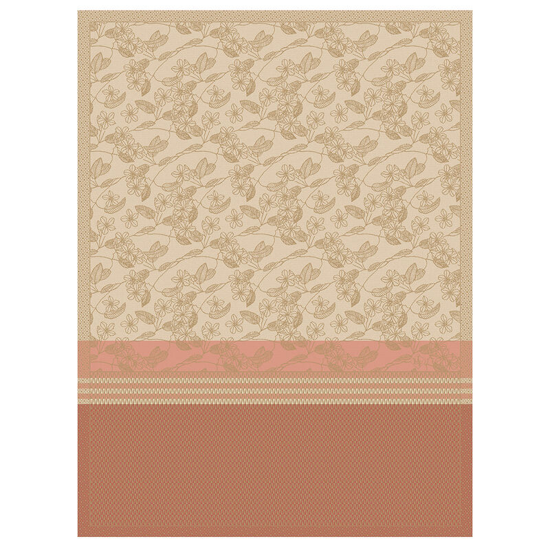 Tea towel Essentiel Gravure Beige 60x80 100% cotton, , hi-res image number 0