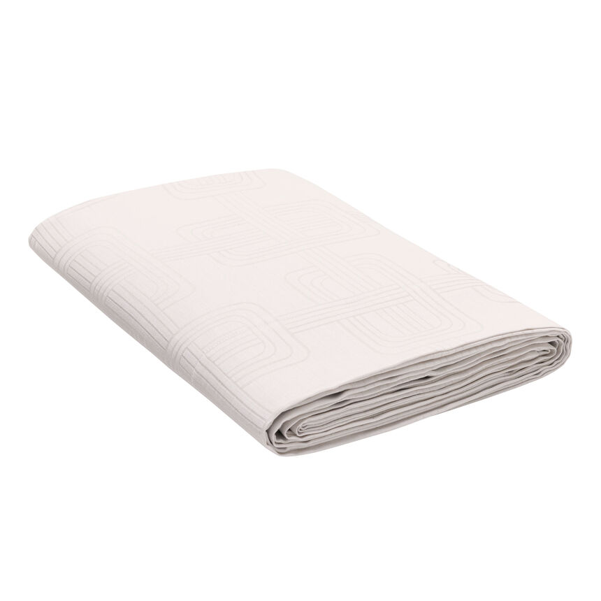 Flat sheets H&ocirc;tel particulier Grey 240X300 50% cotton - 50 % linen, , hi-res image number 1