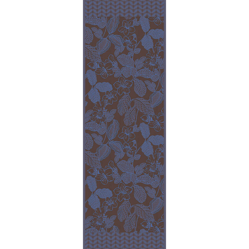 Runner Sulawesi Blue 50x150 100% cotton, , hi-res image number 0