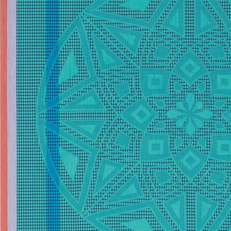 Beach towel Zellige Swimming pool 100x200 100% cotton, , hi-res image number 1