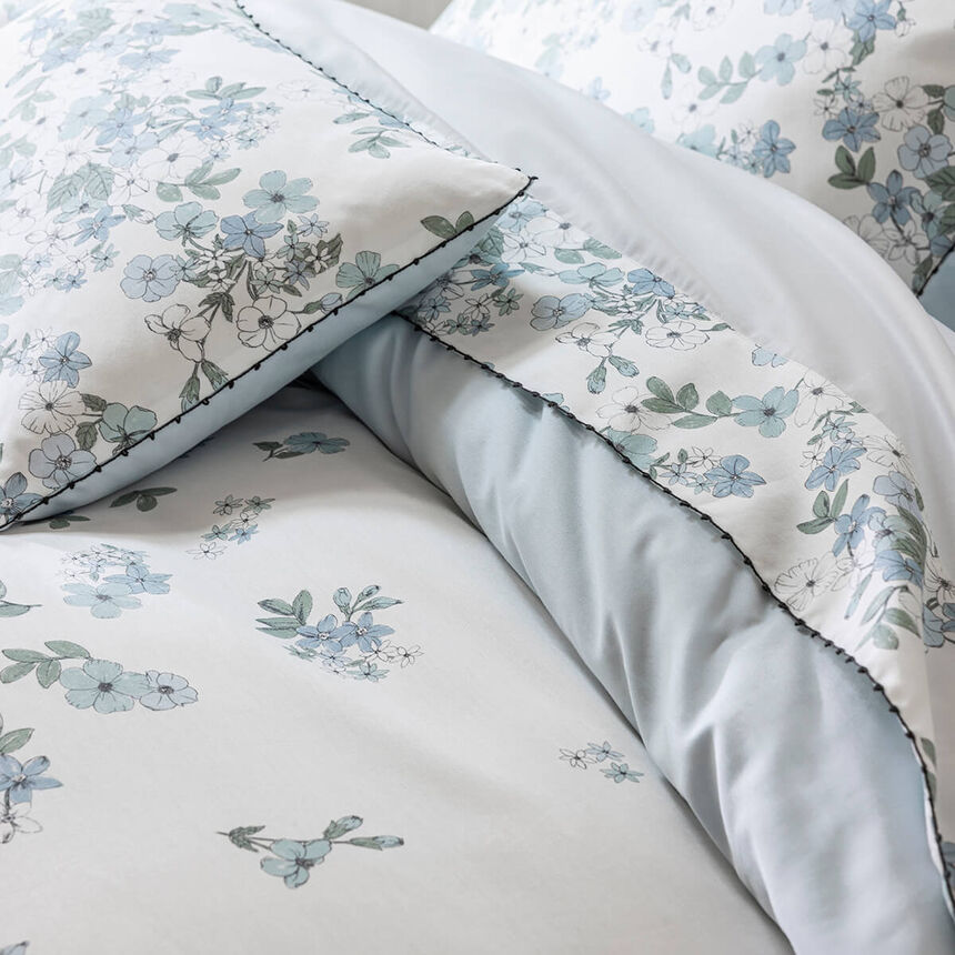 Flat sheet Manuka Blue 190X290 100% cotton, , hi-res image number 2