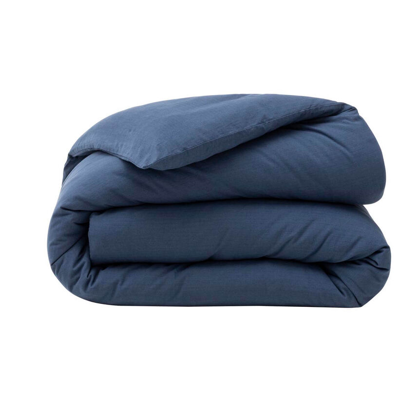 Duvet cover Eclat Blue 135X200 100% cotton, , hi-res image number 4