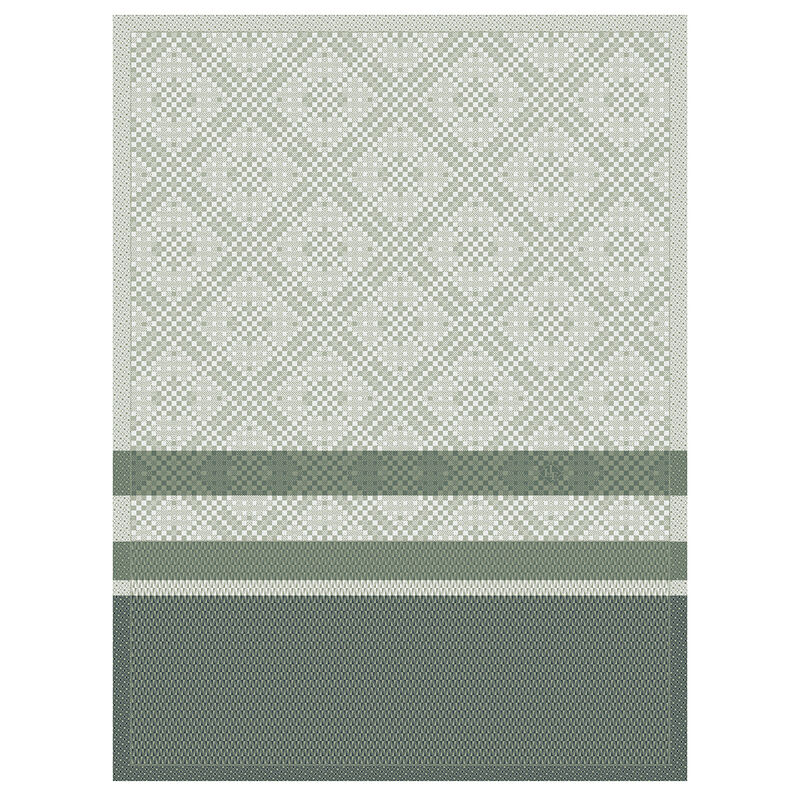 Tea towel Essentiel Graphique Green 60x80 100% cotton, , hi-res image number 0